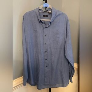 Van Heusen Classic Navy Button-Down Shirt XXL